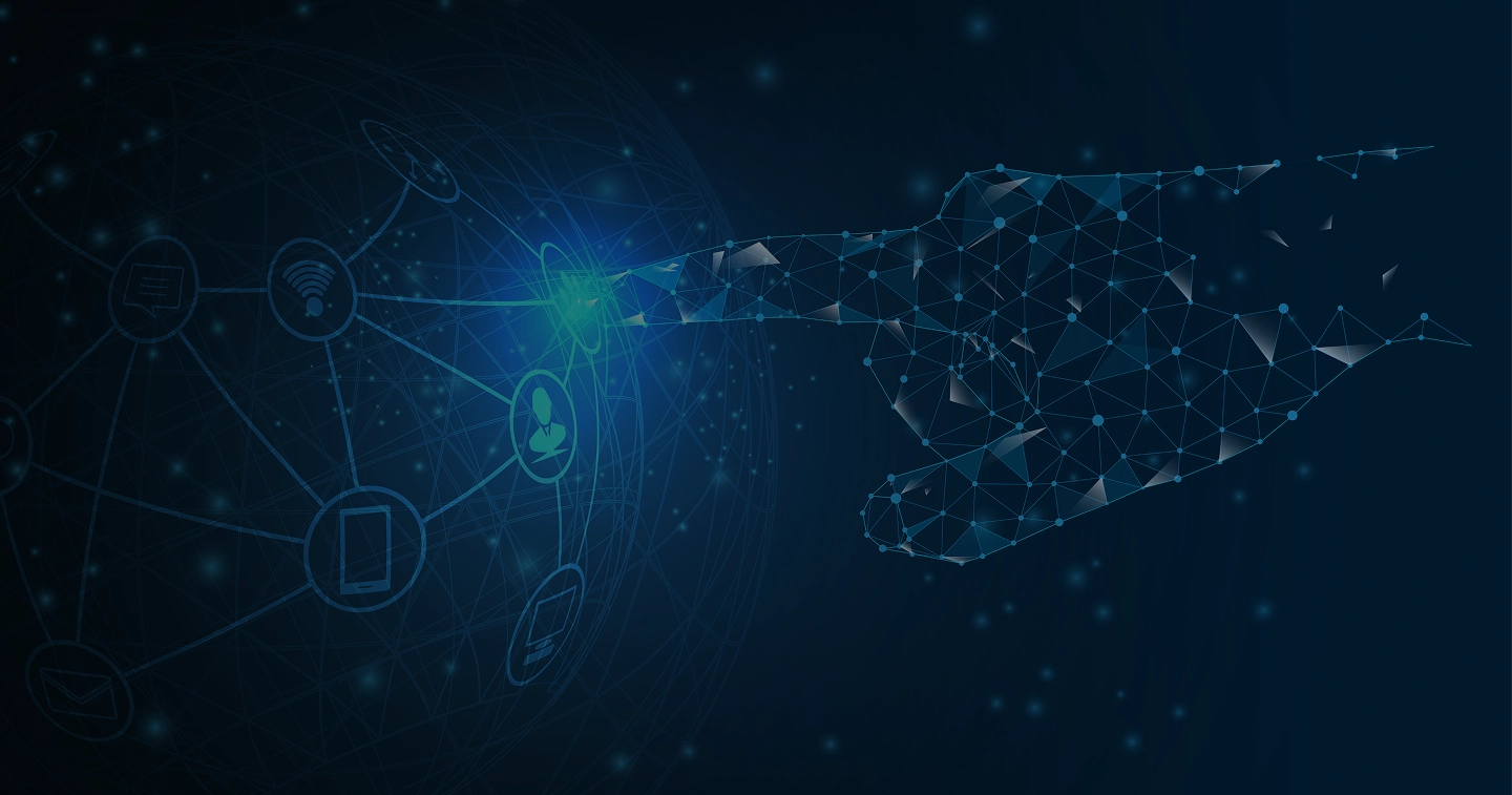 Grafica di sfondo della pagina contatti di MareliumPro